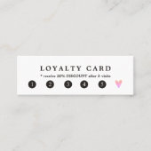 シンプル白エレガント金ゴールドフェイク美しい ロイヤリティカード (正面)