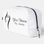 シンプル白ミニマル黒美しいサロン ドップキット (右コーナー)