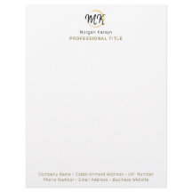 シンプル白モダン金ゴールドエレガントテンプレート