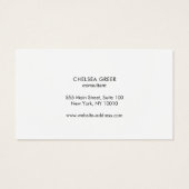 シンプル白モダン金ゴールド縁ど (裏面)