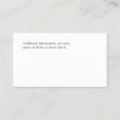 シンプル白会計士 名刺 (裏面)