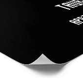 シンプル白玉座 ポスター (角)