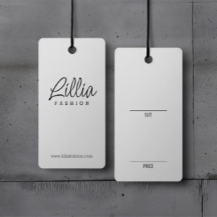 シンプル白衣表示価格カードつるラベル