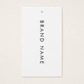 シンプル白衣表示価格カードつるラベル (正面)