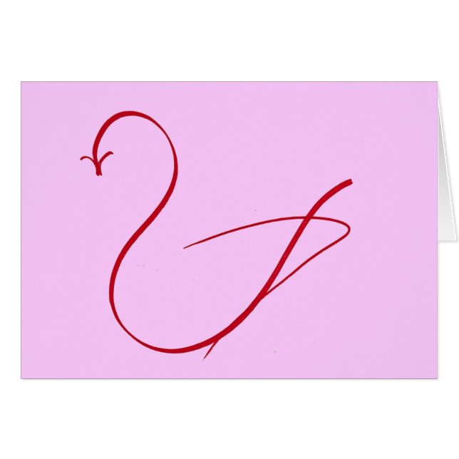 シンプル白鳥 (正面横)