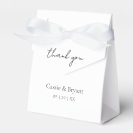 シンプル白黒ありがとう フェイバーボックス