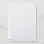 シンプル白黒が結婚式の招待を結ぶ 招待状 (裏面)