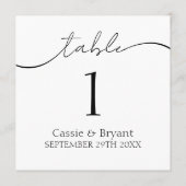 シンプル白黒のテーモダン結婚ブル番号 プログラム (裏面)