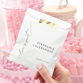 シンプル白黒の愛は甘い フェイバーバッグ