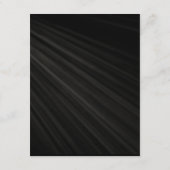 シンプル白黒の結婚詳細 エンクロージャーカード (裏面)