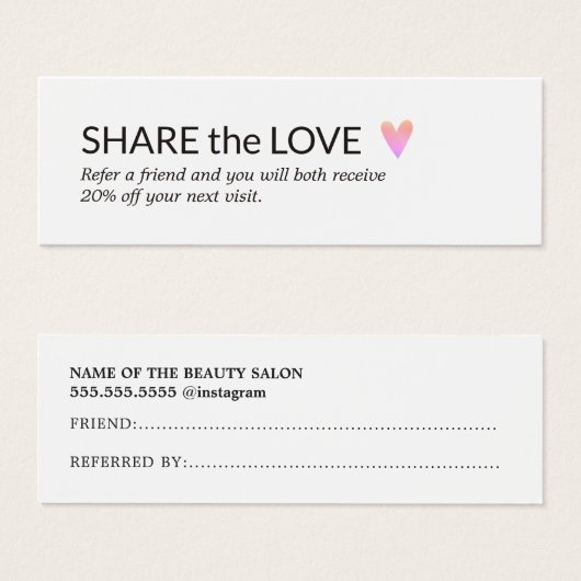 シンプル白黒エレガントバラハート紹介 (正面&裏面)