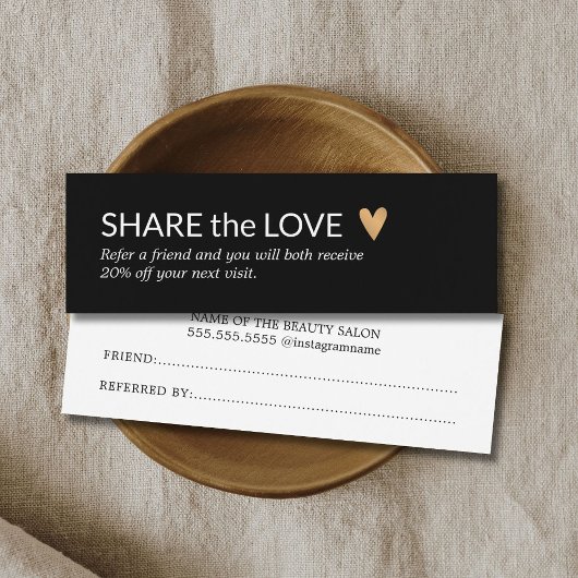 シンプル白黒エレガント金ゴールドハート参照