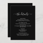 シンプル白黒エンクロージャカード エンクロージャーカード (正面/裏面)