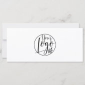 シンプル白黒ギフト券ロゴ (裏面)