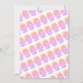 シンプル白黒グルーイ秋1日 招待状 (裏面)