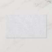 シンプル白黒グレーパターン名刺 名刺 (裏面)