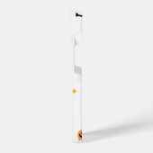 シンプル白黒ハロウィーンギフト iPhoneケース (左側面)