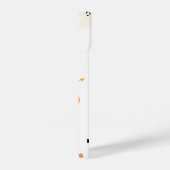 シンプル白黒ハロウィーンギフト iPhoneケース (右側面)