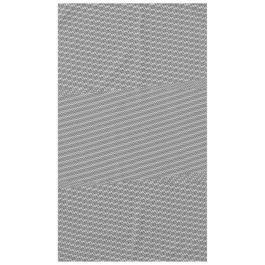 シンプル白黒パターン抽象芸術幾何学模様 テーブルクロス (正面)