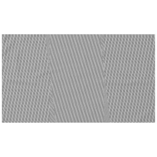 シンプル白黒パターン抽象芸術幾何学模様 テーブルクロス (正面(横))