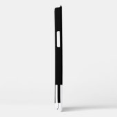 シンプル白黒ピアノキーボード Case-Mate iPhoneケース (裏面 / 右)