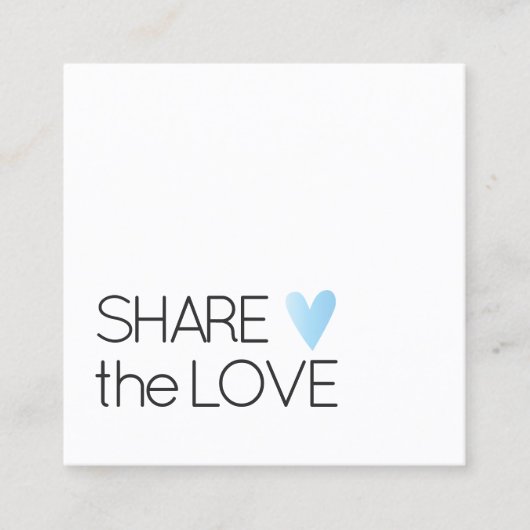 シンプル白黒ブエレガントルーハート 紹介カード (正面)