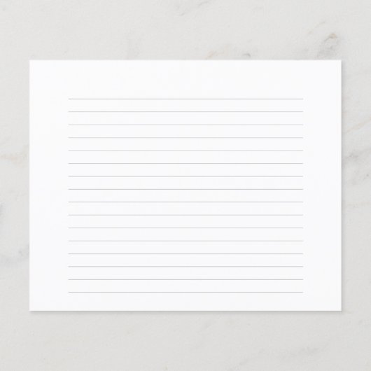 シンプル白黒レシピ (裏面)