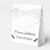 シンプル白黒卒業カスタマイズ率 フェイバーボックス (正面サイド)