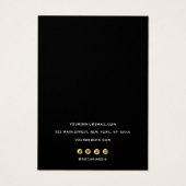 シンプル白黒台本イヤリング表示ホルダー (裏面)