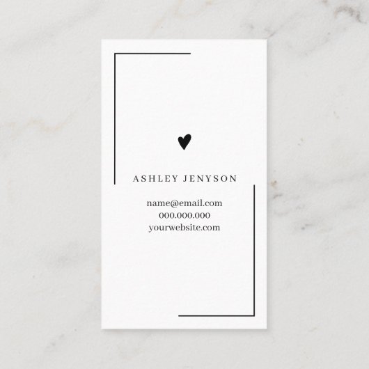 シンプル白黒番のレビュ感謝していー順 名刺 (裏面)