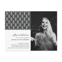 シンプル白黒50と素晴らしいアールデコ50th