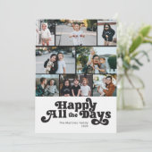 シンプル白黒8写真 シーズンカード (スタンド正面)