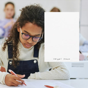 シンプル白10代のフォント サンキューカード