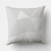 シンプル白,モダントレンディー,カッコいいイラストレーション クッション (裏面)
