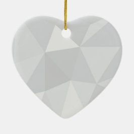 シンプル白，モダントレンディー,カッコいいイラストレーション セラミックオーナメント