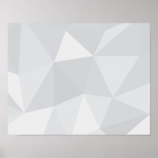 シンプル白，モダントレンディー,カッコいいイラストレーション ポスター (正面)