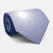 シンプル白・青の空と月の構成 ネクタイ (ロール)
