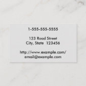 シンプル眼科医名刺 名刺 (裏面)