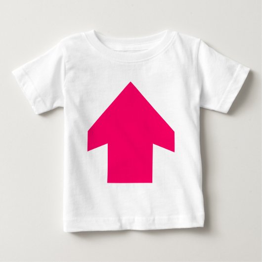 シンプル矢印01 ベビーTシャツ (正面)
