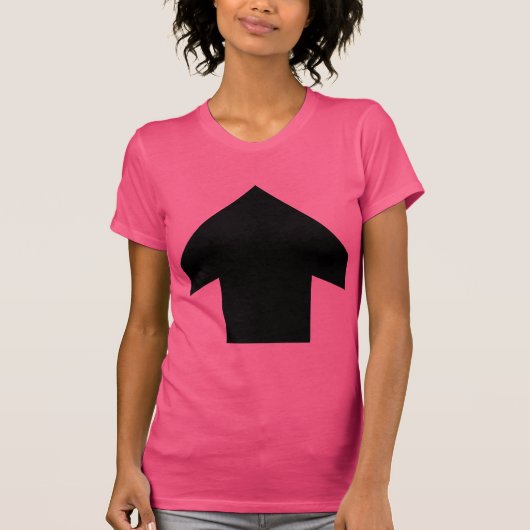 シンプル矢印01 Tシャツ (正面)