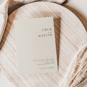 シンプル砂漠の自然の白すべて1つの招待状 招待状