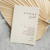 シンプル砂漠 |自然結婚白の願い事 エンクロージャーカード