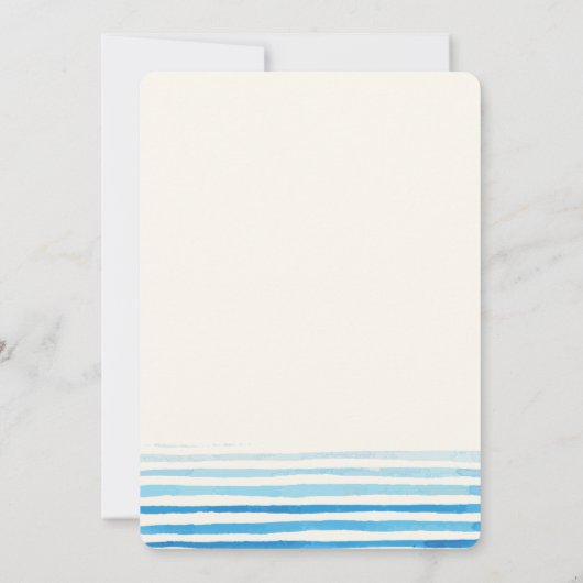 シンプル確認|少年 招待状 (裏面)