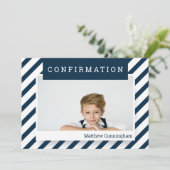 シンプル確認|少年 招待状 (スタンド正面)