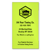 シンプル磁気車の名刺の牽引 マグネット名刺 (正面縦)