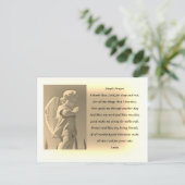 シンプル祈りの言葉はがき ポストカード (スタンド正面)