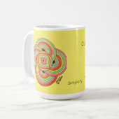 シンプル私たちの真の使命コーヒーマグ コーヒーマグカップ (正面左)