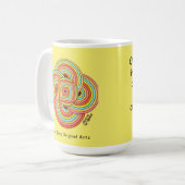 シンプル私たちの真の使命コーヒーマグ コーヒーマグカップ (正面左)