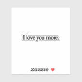 シンプル私は水の瓶をもっと愛している シール (シート)