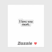 シンプル私は水ボトルシールを愛している シール (シート)